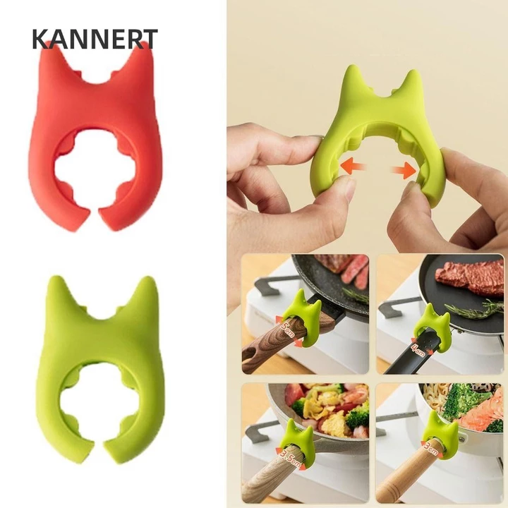 Kannert Muỗng Muỗng Giá Đỡ, Dụng Cụ Nấu Ăn Chảo Chịu Nhiệt Bên Muỗng Kẹp, Sáng Tạo Chống bỏng Tiện Ích Gia Đình Xẻng Cố Định Kẹp Nhà Bếp Dụng Cụ Gia Đình