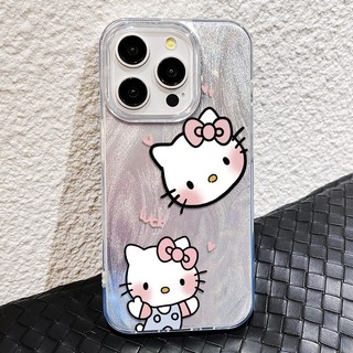 Ốp lưng iPhone chống sốc họa tiết Hello Kitty dễ thương, dành cho iPhone 16/15/14/13/12/11 Pro Max/XR/XS Max.