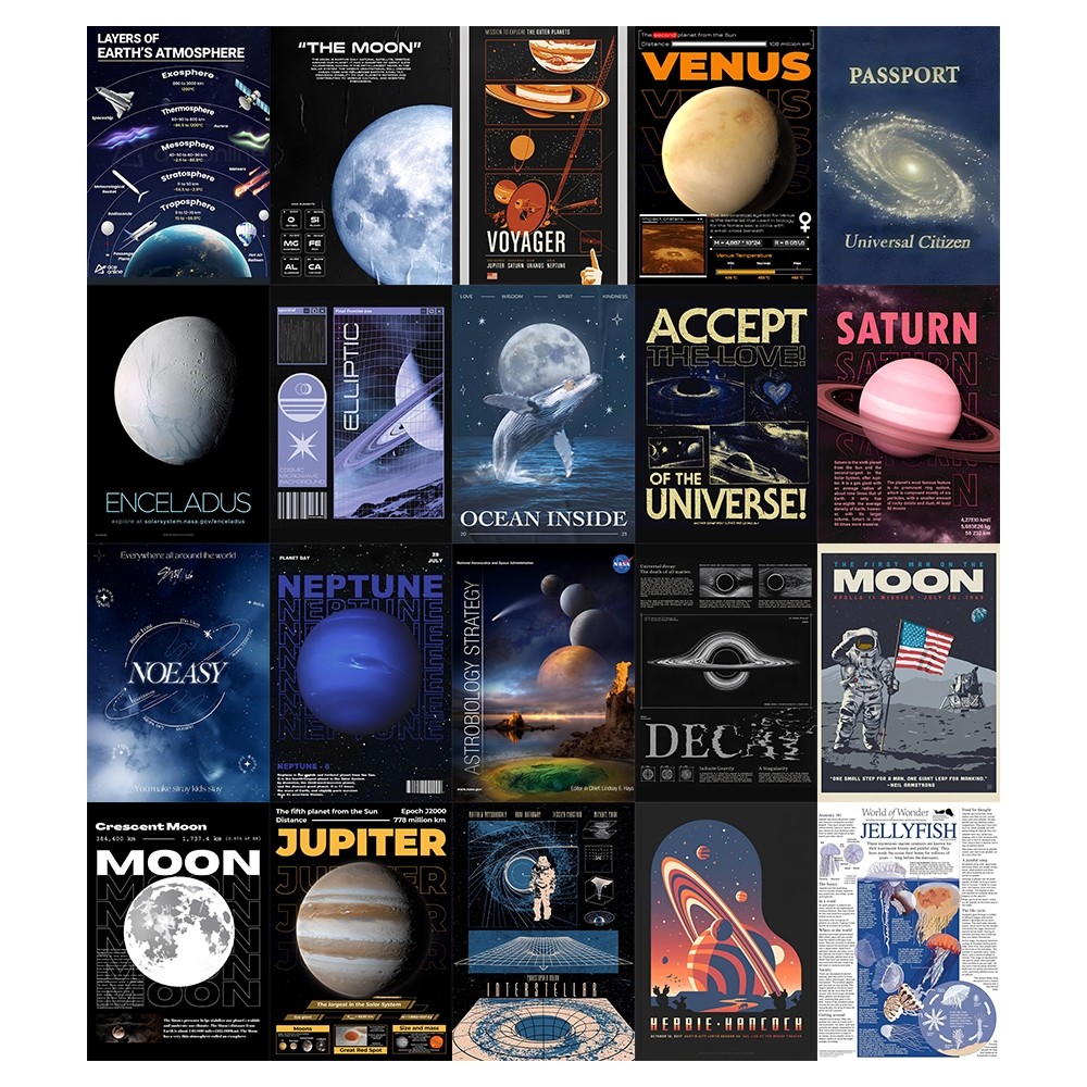 [Giấy] A4 In Màu - Set 50 Tờ Poster Giấy Dán Tường - HÌNH MILK WAY - Decor Trang Trí Nhà | MS: 111530 - GÌ CŨNG IN