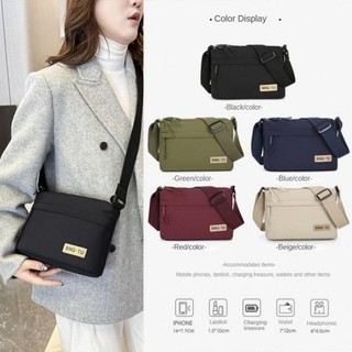 Túi đeo vai ZENITHCO, Túi đeo chéo vải mềm màu trơn, Túi đeo chéo thiết kế đa năng dung lượng lớn thông thường dành cho nữ