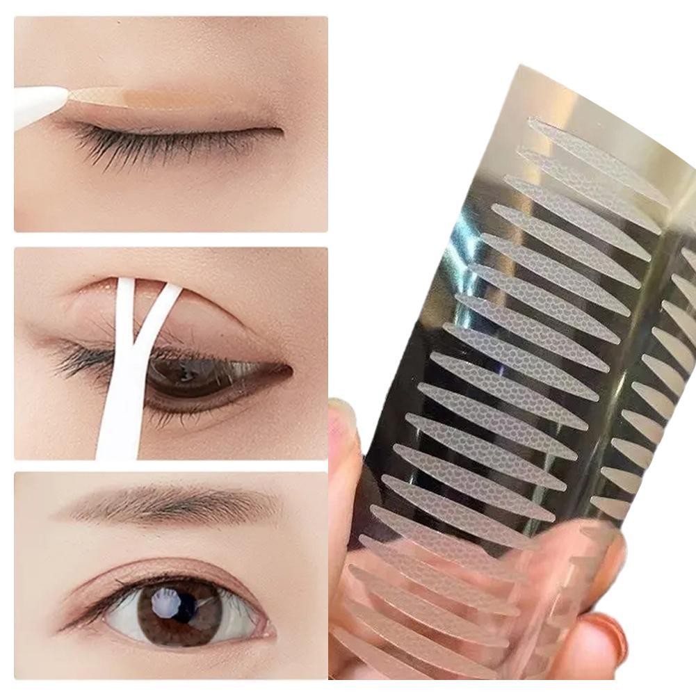 Vô Hình Đôi Lông Mi Băng Trong Suốt Mí Mắt Ren Mắt Dụng Cụ Trang Điểm Chống Thấm Nước Y2b4