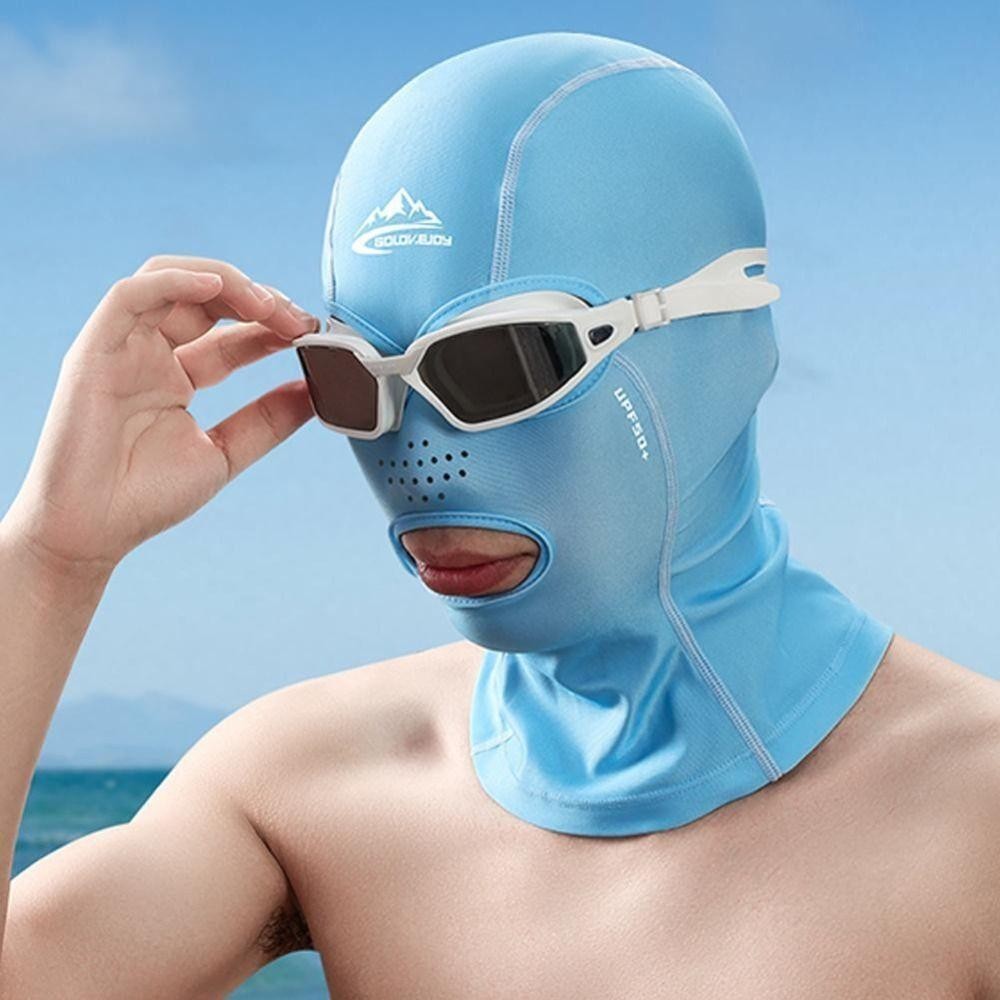 Mũ đội đầu chống nắng HOBBYIN, Phụ kiện bơi lội bằng vải Polyester Mũ bơi, Vỏ lướt sóng Spandex