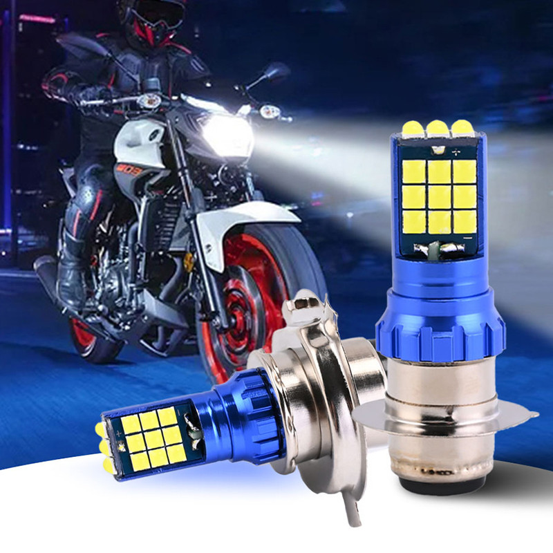 đèn led xe máy SEAMETAL Đèn pha xe máy  p15d h4 led chất lượng cao 30W 12V-24V