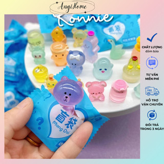 Set 10 túi mù blind bag các loại charm thú cưng ngẫu nhiên túi kẹo con vật lucky bag đồ chơi phần thưởng cho bé ANGIHOME