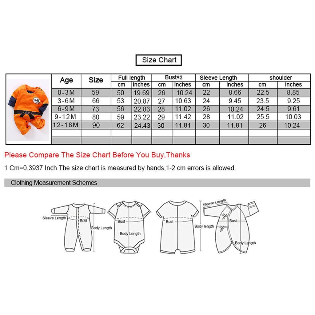 Bé Trai Bé Sơ Sinh Dragon Ball Z Cosplay Áo Liền Quần Body Trang Phục Halloween Trang Phục