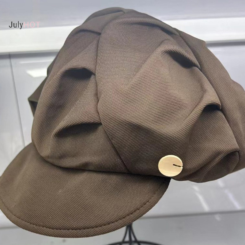 Julyhot Hình Bát Giác Mũ Nồi Len Newsboy Mũ Nữ Đám Mây Đường Phố Vành Mũ Nồi Ngoài Trời Mũ Massivedeals