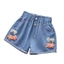 Quần short quần jean trẻ em bé gái có thể mặc quần short bên ngoài