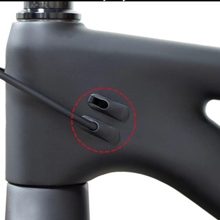 Giá đỡ dây phanh xe đạp NUSPACE, Trọng lượng nhẹ 24X8.5 Phích cắm khung định tuyến cáp, Vỏ phanh xe đạp bền bỉ