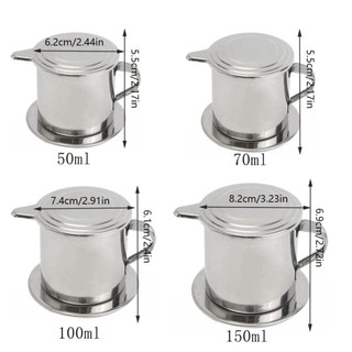 Bộ lọc nhỏ giọt cà phê SENRTY, Máy pha cà phê Việt Nam bền bỉ, Thiết kế tiện lợi Cốc pha cà phê đa năng cầm tay màu bạc Văn phòng