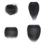 THEGIRL8B 100% Tóc Con Người Nổ, 10 / 15cm Viền Nối Dài Tóc Thật Nổ Cover, Kẹp Tóc Liền Mạch Tóc Toupee Kẹp Tóc Đầu Trước Cao Cấp Miếng Dán Tóc Cho Nam