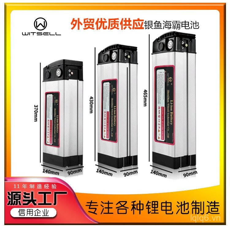 48V Xe điện Pin lithium Mẫu cá bạc Mẫu Haiba Xe đạp gấp 60V Pin lithium ...