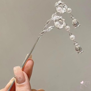Han Quần Áo Trung Quốc Đũa Tóc Hoa & Tua Rua Cài Tóc Dài
