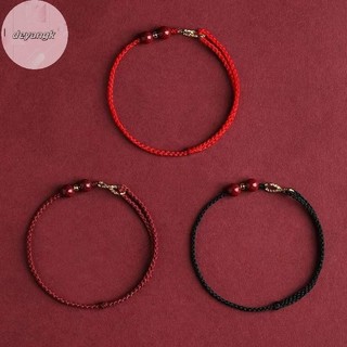 Deyangk Thời Trang Đơn Giản May Mắn Vòng Tay Dành Cho Nữ Handmade Biểu Tượng Cặp Đôi Vòng Tay Cinnabar Hạt Vòng Tay Quà Tặng VN