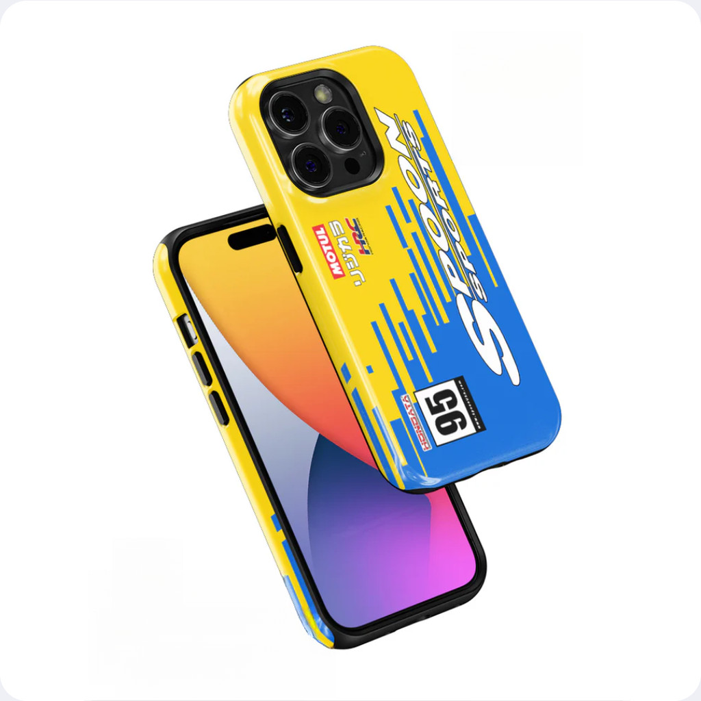 Thìa Thể Thao Honda Civic FL5 Ốp Lưng Điện Thoại iPhone17 16PRO 15ProMax 14Pro 13 12 XSMAX 13mini Samsung S24 2in1 ốp Lưng Cứng Bóng