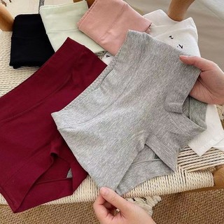 Hui Nguyên Chất Cotton Quần Lót Nữ Kháng Khuẩn Cotton Graphene Đáy Giữa Cao Thoáng Khí Nữ Size Lớn Boxer Nữ