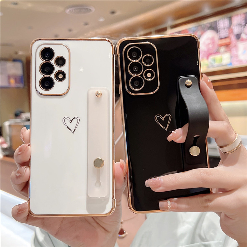 Dây Đeo Tay Dây Đeo Tay Dành Cho Samsung Galaxy A15 A14 A13 5G A54 A53 A52 A34 A24 A23 Mạ Màu Kẹo Giá Đỡ Điện Thoại 18814887393