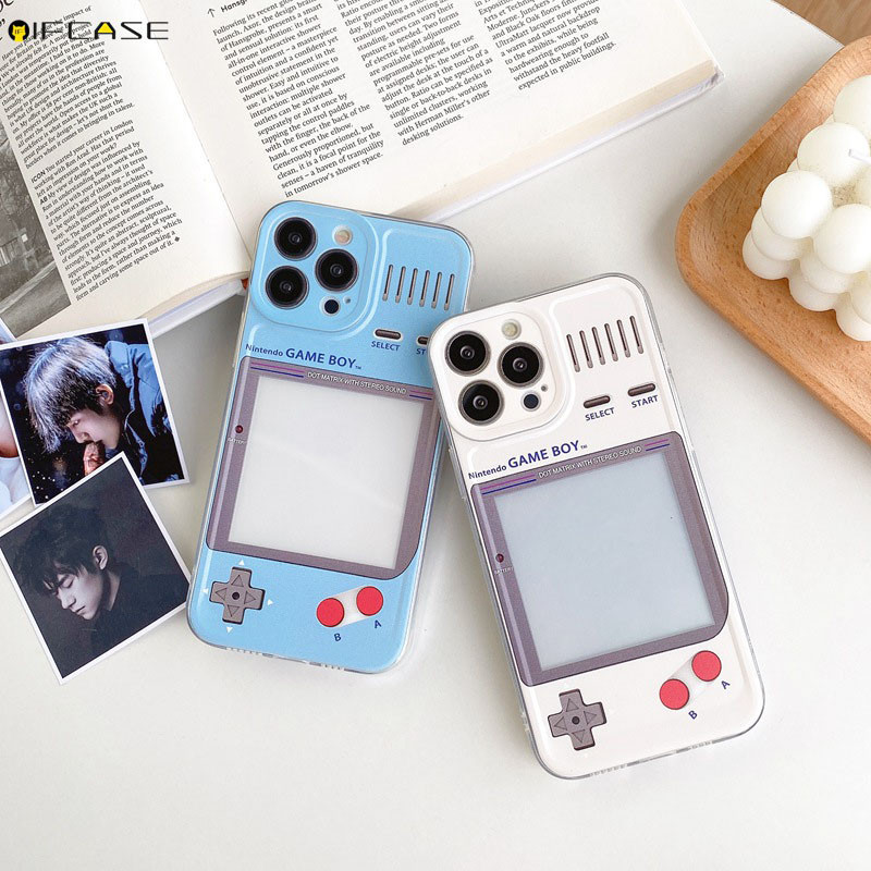 Dành Cho Realme GT 5G GT Neo 2 2T 3 3T GT2 5 3 Pro 5s 5i Vỏ Điện Thoại Ngộ nghĩnh Bảng Điều Khiển Trò Chơi Đặt Thẻ Khung Ảnh Sáng Tạo Dễ Thương Trong Suốt Vỏ Silicon Mềm Trong Suốt