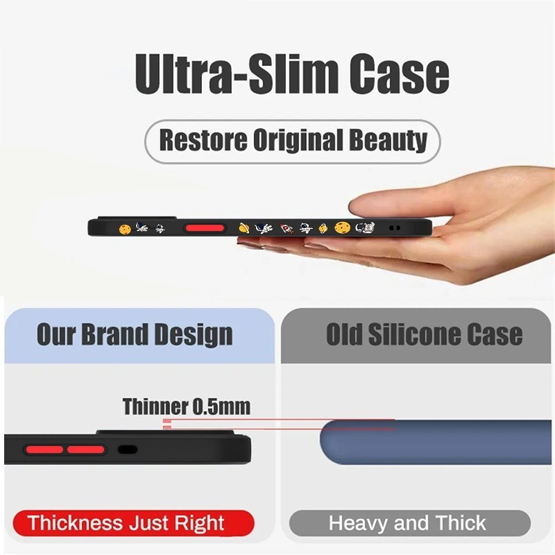 Ốp điện thoại Phi Hành Gia Không Gian Cho iPhone 15 Pro Max iPhone 11 14 13 12 Pro Max Chống Sốc Cứng Chống Trượt Matte Ốp điện thoại