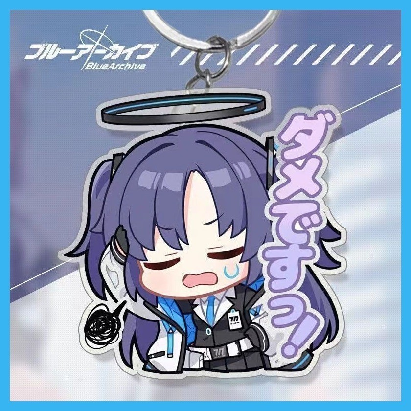 Móc Khóa Acrylic Xanh Lưu Trữ Takanashi Hoshino Sunaokami Shiroko Sorasaki Hina Izayoi Nonomi Blue File Azure File
