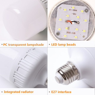 Đèn LED Bóng Đèn Không Nhấp Nháy 10w 20w 30w 40w 50w 60w 120w 150w 200w E27 220V Lampada Đèn LED Cho Phòng Khách Hành Lang Đèn Nhà