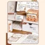 TUYỆT VỜI 256 Cái / bộ Memo Pad, Giấy dán đa chức năng DIY, Thiết kế kéo ra sáng tạo Full Dính có thể xé được Notepad Học sinh Quà tặng