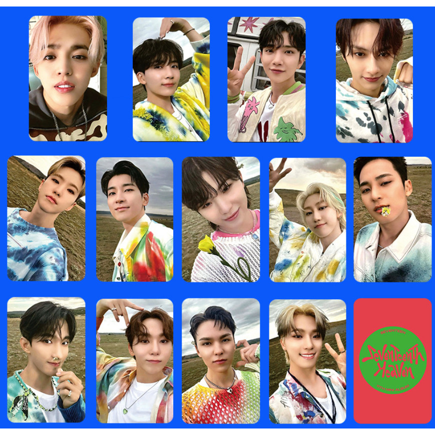 5-13 Cái / bộ SEVENTEEN Lomo Cards Album Mini thứ 11 HEAVEN YZY4.0 Photocards Kit S.Coups JOSHUA JEONGHAN Vernon HOSHI WONWOO WOZI DK MINGYU Dino Bưu Thiếp YM