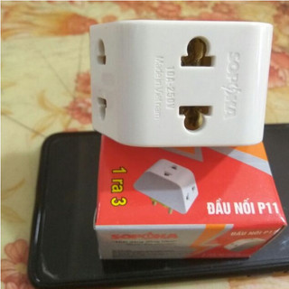 (HCM) Đầu nối chia điện đa năng 3 cửa SOPOKA P11 P12 chịu tải 2200W