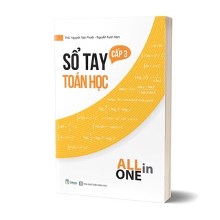 Sách - Combo sổ tay kiến thức all in one Môn Toán Văn Anh