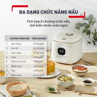 Nồi cơm điện tử Tefal Rice Mate Mini 0.7L RK515168 - Công nghệ nấu AI - Bảo hành chính hãng 24 tháng