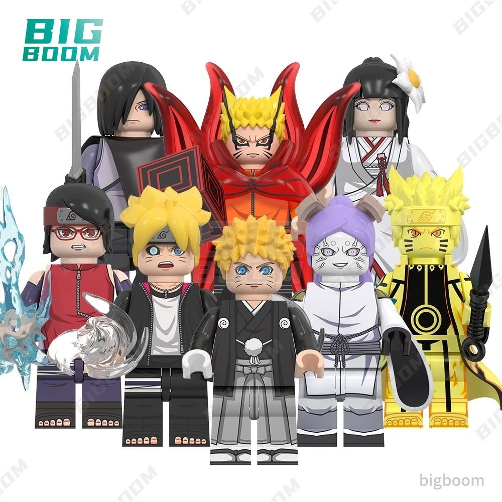 Naruto Khối Xây Dựng Uzumaki Otutuki Momoshiki Unchiha Sasuke Unchiha Boruto  Sarada Hyuga Hinata Anime Nhựa Mini Đồ Chơi Trẻ Em | Shopee Việt Nam