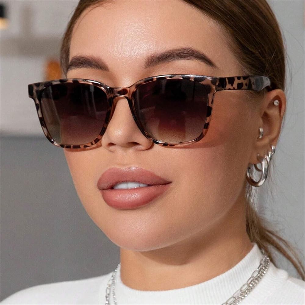 Kính râm hình vuông mắt mèo - Phong cách Punk Big Frame Sunnies dành cho nam giới - Kính râm cổ điển chống tia cực tím để lái xe, du lịch, câu cá - Thời trang cổ điển, Hợp thời trang cá tính