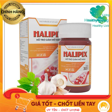 [HÀNG TỐT] HALIPIX VIÊN UỐNG HỖ TRỢ SỨC KHỎE HUYẾT ÁP, PHÒNG NGỪA ĐỘT QUỴ TIM MẠCH,GIẢM MỠ MÁU ỔN ĐỊNH ĐƯỜNG HUYẾT