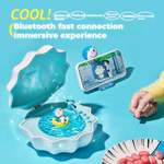 Sản phẩm mới Âm thanh Bluetooth Doremon z6, Phiên bản Bluetooth 5.3, Loa siêu trầm không dây di động Mini Ánh sáng ban đêm Chiếu tiếng ồn trắng Loa nhỏ ba trong một, Quà tặng sinh nhật — ảnh 2