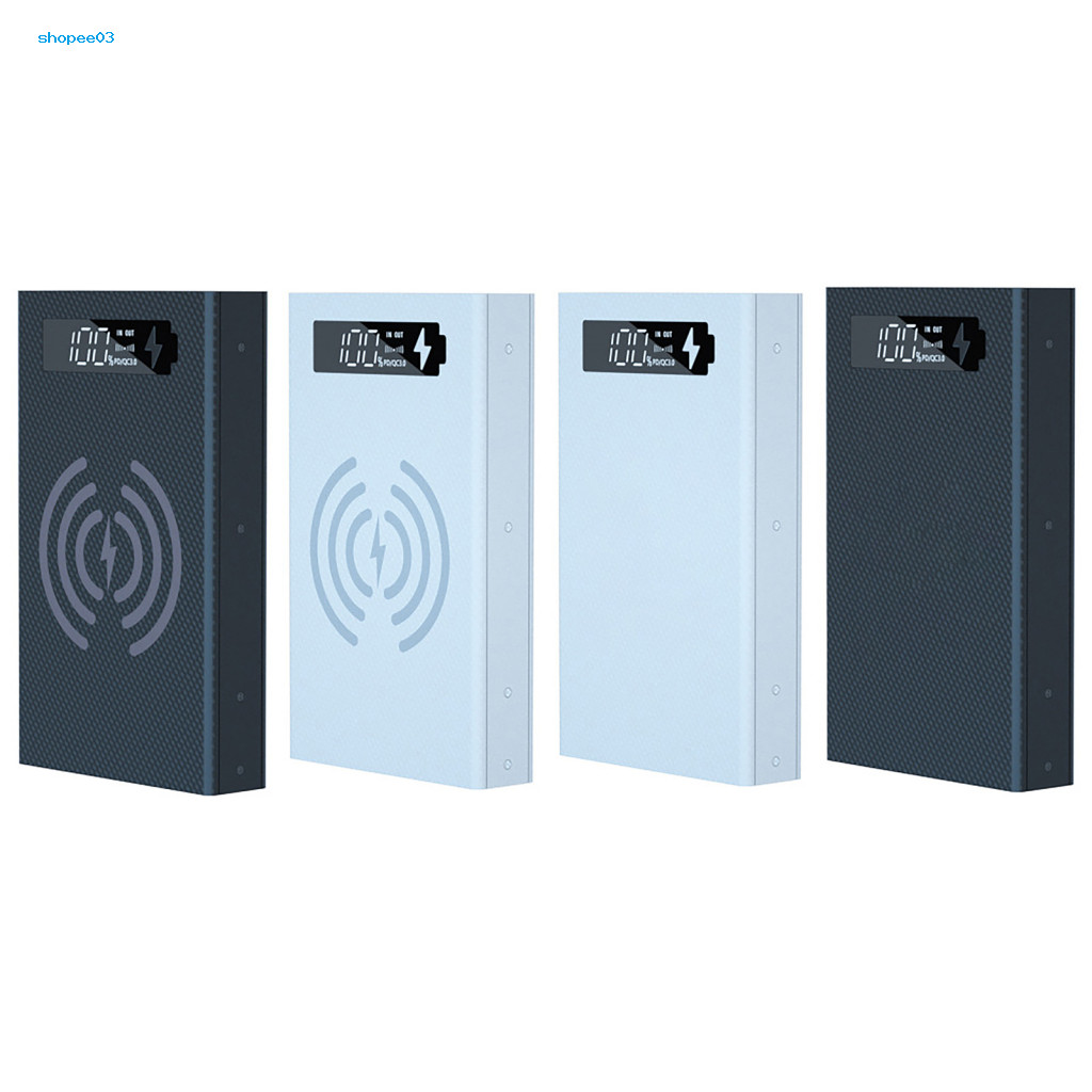 [Ky] CX5 Power Bank Case Solderless Có Thể Tháo Rời DIY 5x18650 QC Vỏ Sạc Di Động Cho Điện Thoại Thông Minh