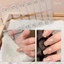 Miếng Dán Móng Tay Gel EBINLANDS, Miếng Dán Móng Tay Hoa 14 Dải, INS Hợp Thời Trang Full Cover Gel Sơn Móng Tay Dải DIY Làm Móng Tay Nghệ Thuật