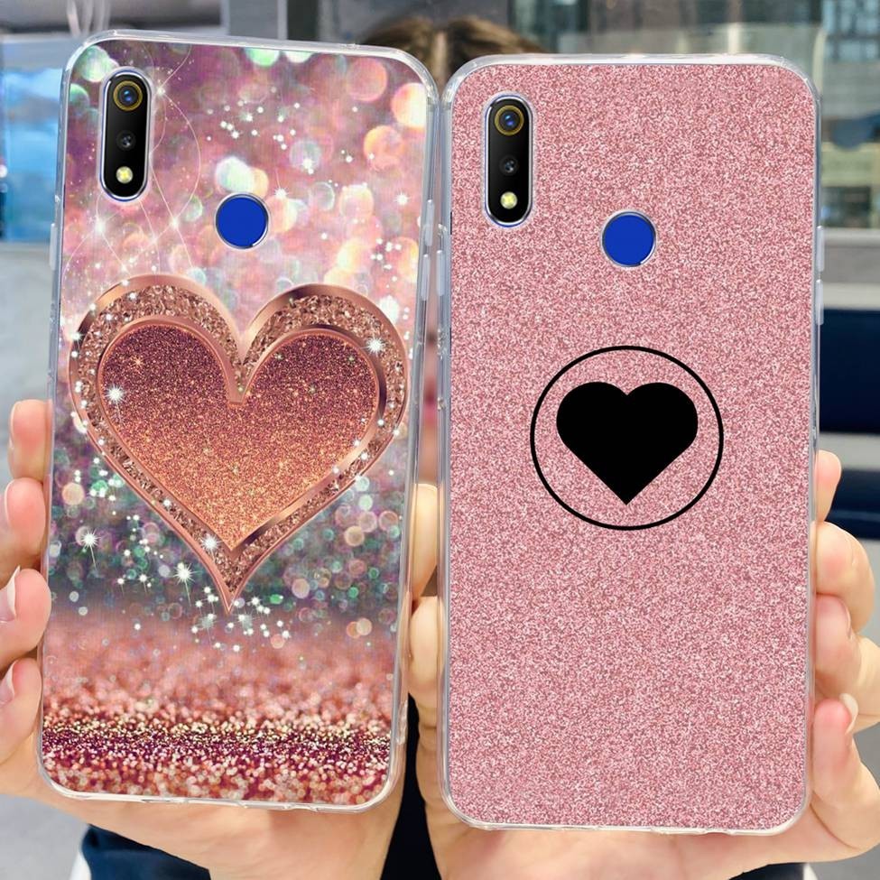 Vỏ Cho Realme 3 Ốp Lưng RMX1821 Chống Sốc Thời Trang Dễ Thương Ngộ nghĩnh Mát Họa Tiết Dành Cho Realme 3 Ốp Lưng Điện Thoại TPU Trong Suốt