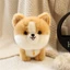 ZENZON Adorbale Furry Plush Corgi Dog, Búp bê nhồi bông sang trọng Đồ chơi nhồi bông cho chó lông tơ, Phim hoạt hình dễ thương Shiba Inu Soft Fluffy Puppy Soft Doll Girl