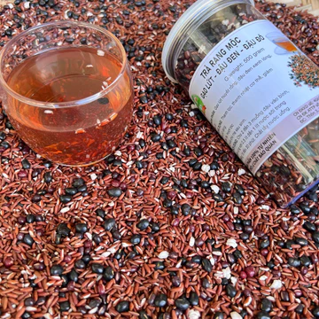 [1KG ] Trà gạo lứt đậu đen đậu đỏ rang mộc nhà làm , trà gạo lứt huyết rồng mix đậu đen, đậu đỏ rang thơm ngon dễ uống.