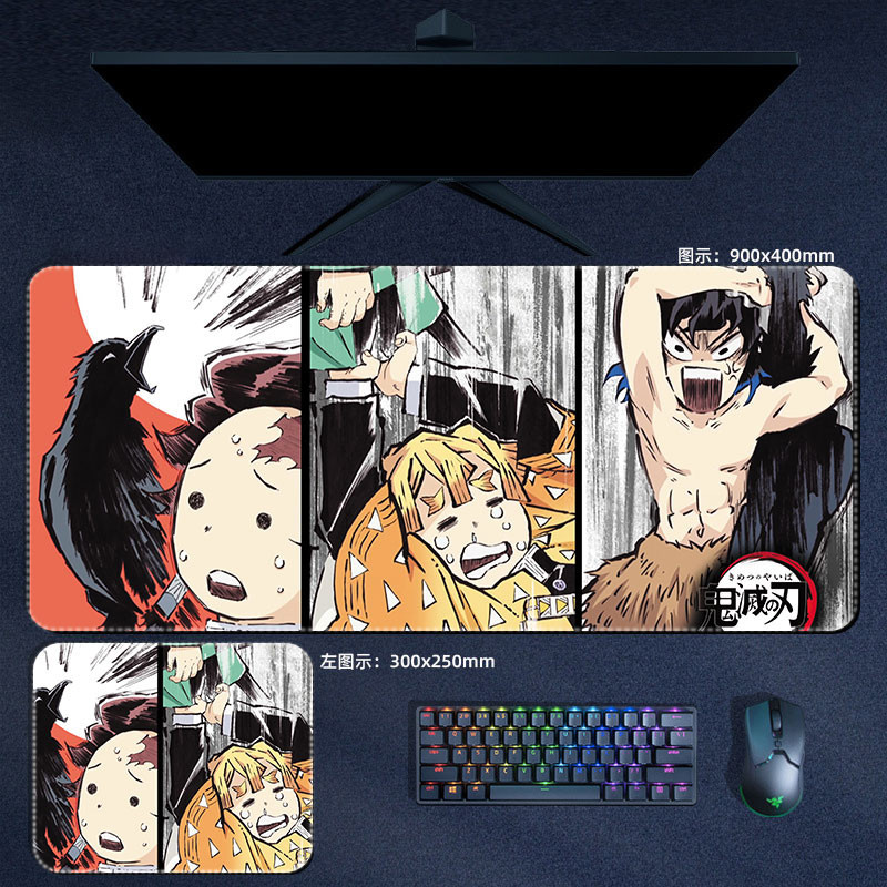 Anime Demon Slayer Miếng Lót Chuột Xxl Kyoujurou Giyuu Nezuko Tanjirou Hashira Mousepads Máy Tính Đệm Manga Phụ Kiện Thảm Để Bàn