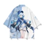 Genshin Impact Furina Focalors Áo thun tay khuỷu tay quần short kimono cosplay
