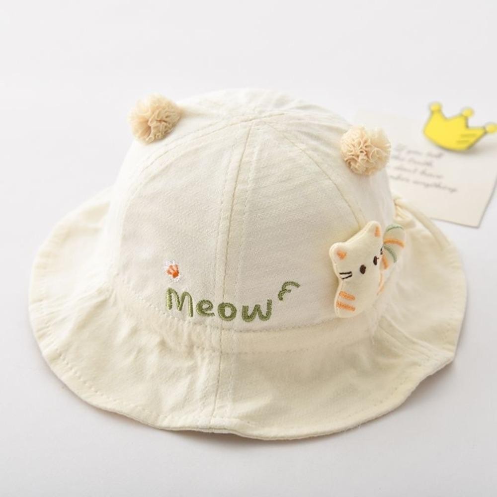 Mũ Cotton EDIWANY, Mũ Bé Gái Hoạt Hình, Mũ Xô Mềm Mại Xuân Hè
