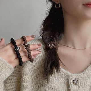 5 Cái / bộ Hoa Tóc Dây Thanh Lịch Đuôi Ngựa Giá Đỡ Dây Cao Su Co Giãn Băng Đô Quấn Tóc Phụ Kiện Tóc