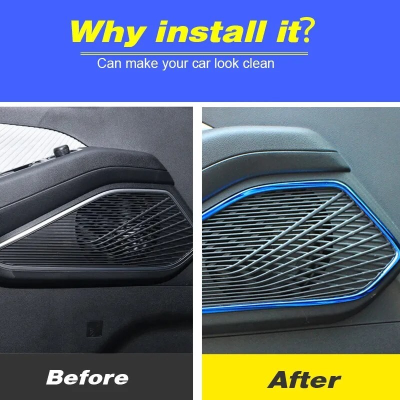 Vtear Cho Geely EMGRAND / Proton S70 2024 2023 2022 Cửa Ô Tô Loa Khung Trang Trí Nội Thất Chi Tiết Loa Tròn Ttrim Phụ Kiện Phần