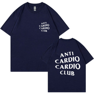 Plus Kích Thước Chống Cardio Câu Lạc Bộ Áo Tập Gym Cuộc Sống In Chữ Áo Thun Cotton Cho Nữ Quần Áo Oversize Nam Tee Mùa Hè