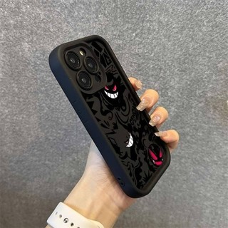 Ốp Lưng Cho OPPO A18 A38 A58 A78 A98 A17 A16 A16K A16E A53 A33 A32 A74 A95 A54 A55 4G A72 A73 5G F19 F9 F11 Reno 6 Lite Pokémon Tím Gengar Bìa Mềm