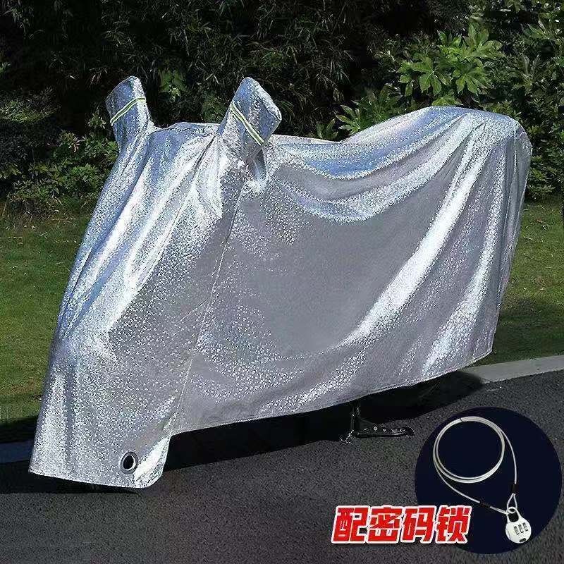 Xe Đạp Điện Che Mưa Xe Máy Bọc Toàn Bộ, Chống Mưa Nắng Bụi, Dày Cho E-Bike