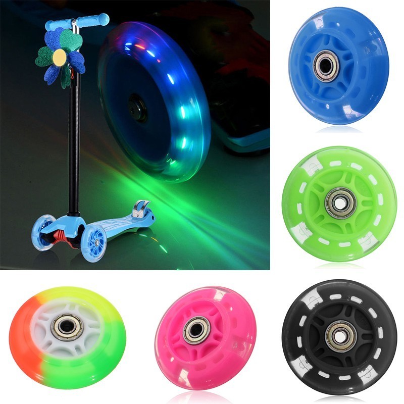 Bánh Xe Có Đèn LED Phát Sáng Thay Thế Cho Xe Scooter Trẻ Em