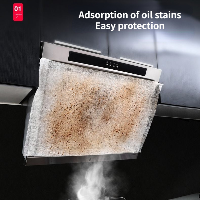 (Không cần làm sạch) Bộ lọc mũ trùm đầu phạm vi Cotton thấm dầu dùng một lần Vỏ bọc dầu Giấy màng hấp thụ dầu