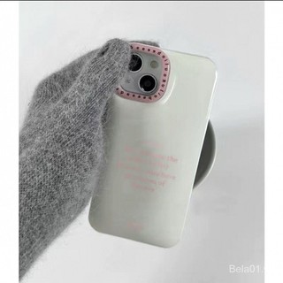 Ốp Điện Thoại Thích Hợp Cho iPhone Tiếng Anh Đơn Giản 15 / 14 / 13promax Vỏ Điện Thoại 12 / 11pro Vỏ Mềm xr / xs Vỏ Bảo Vệ Nữ Bao Gồm Tất Cả XYZ