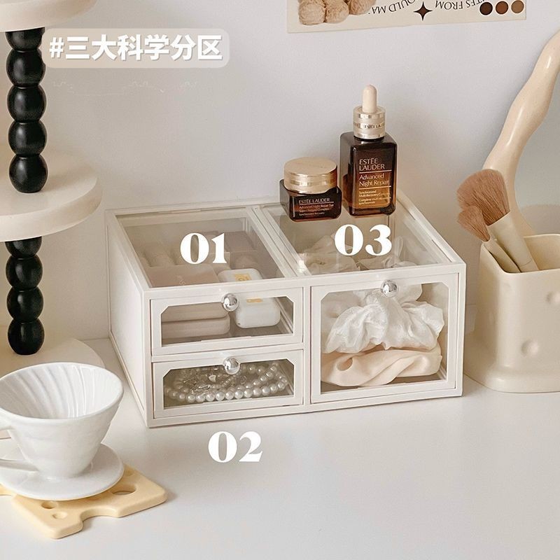 Phụ Kiện Tóc Barrettes Hộp Bảo Quản Kính Trang Sức Hộp Bảo Quản Tinh Tế Hộp Trang Sức Bông Tai Bông Tai Vòng Cổ Hộp Mỹ Phẩm Hộp Bảo Quản Kính Chống Bụi